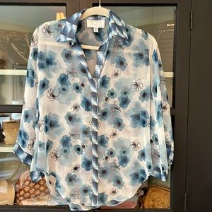 N w/out tags, Alina Cristina blouse. Gorgeous print. Very unique. Never worn.